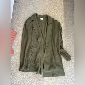Olive Green Women's sweaters Jacket